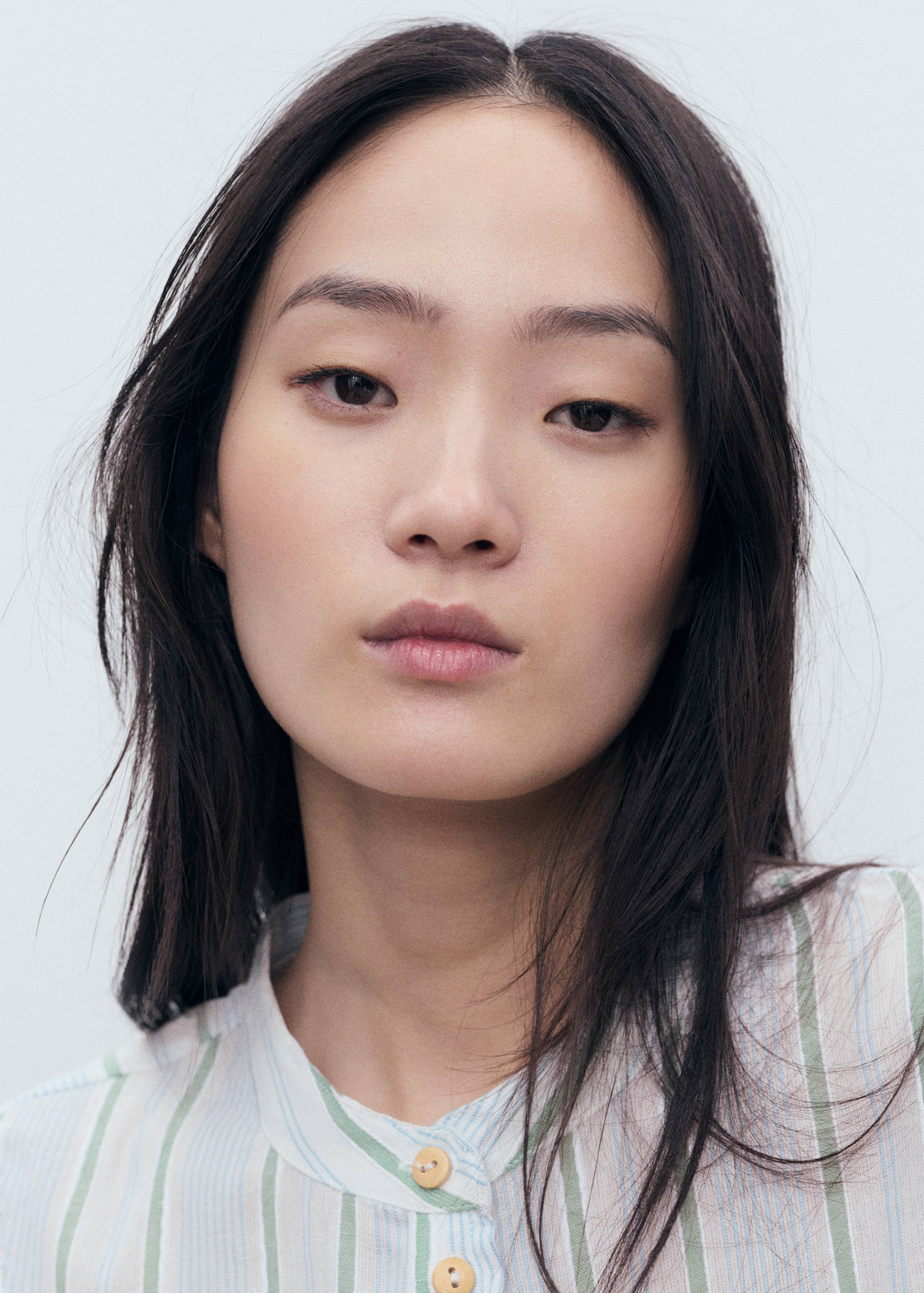 Stripe-print shirt - Details of the article 1