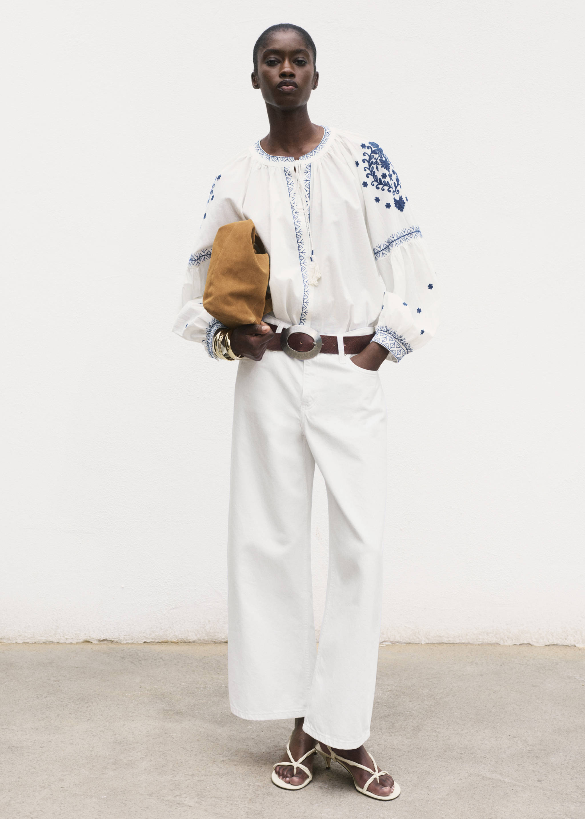 Embroidered detail shirt - General plane