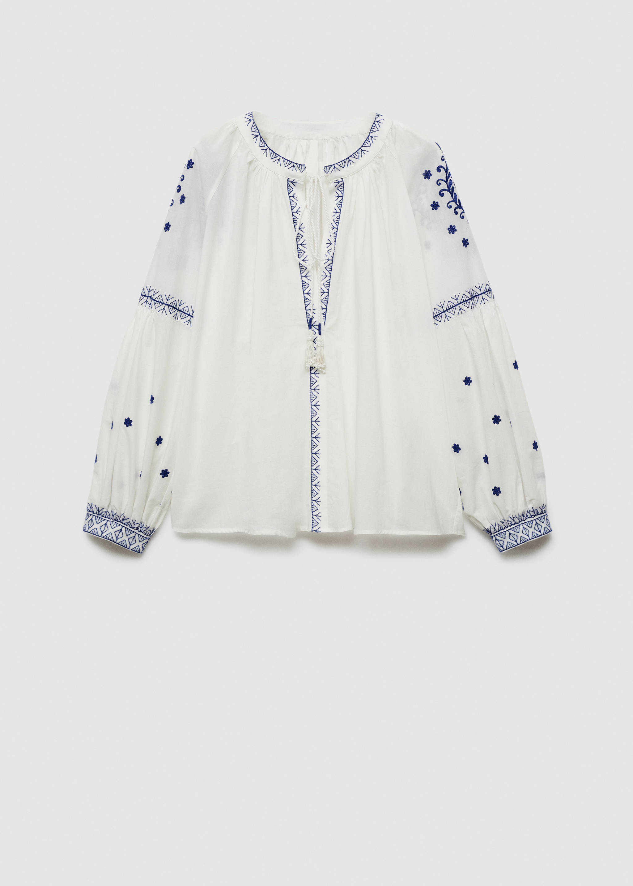 Embroidered detail shirt - Article without model