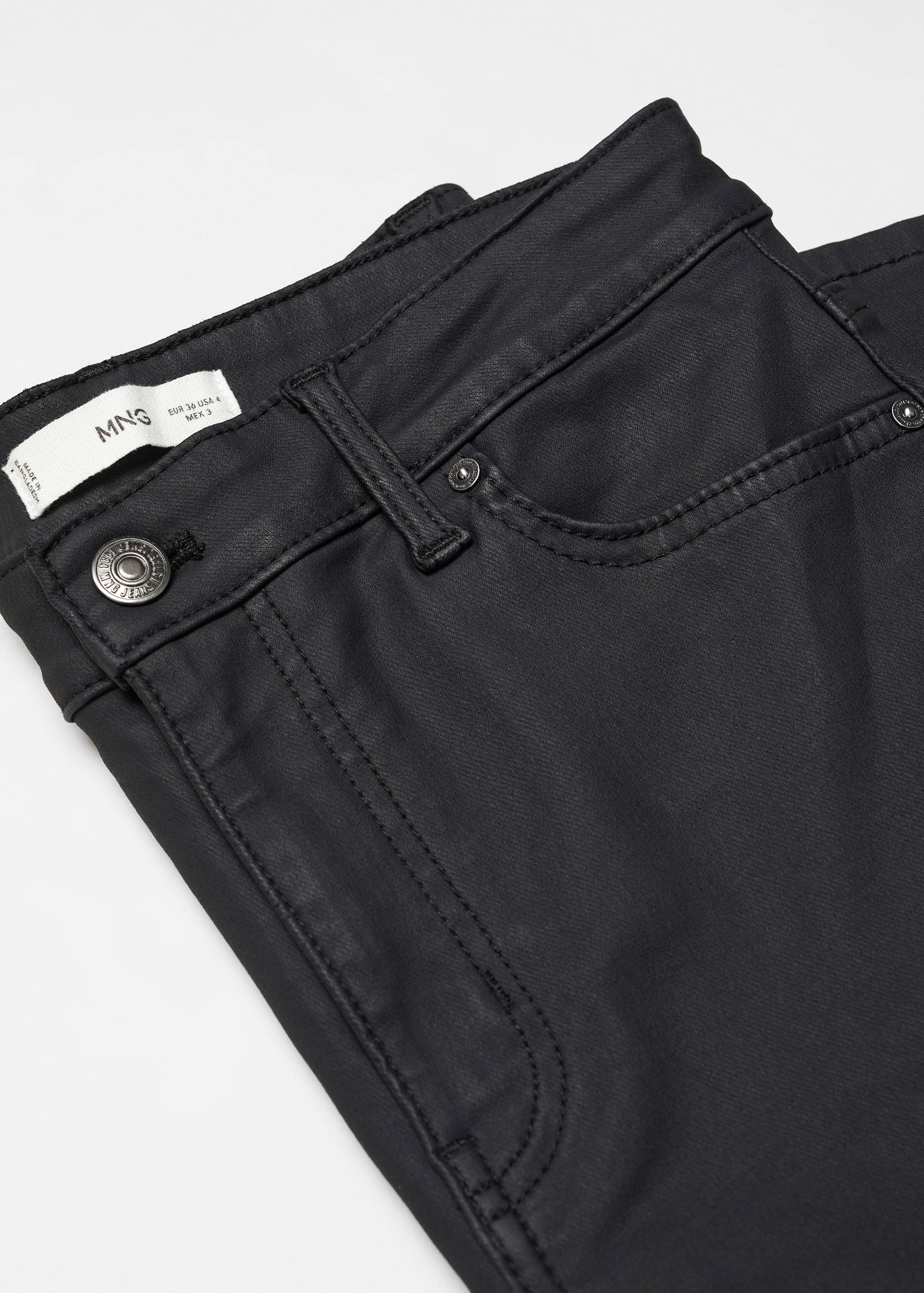 Jeans Sienna flare crop encerados - Detalle del artículo 8