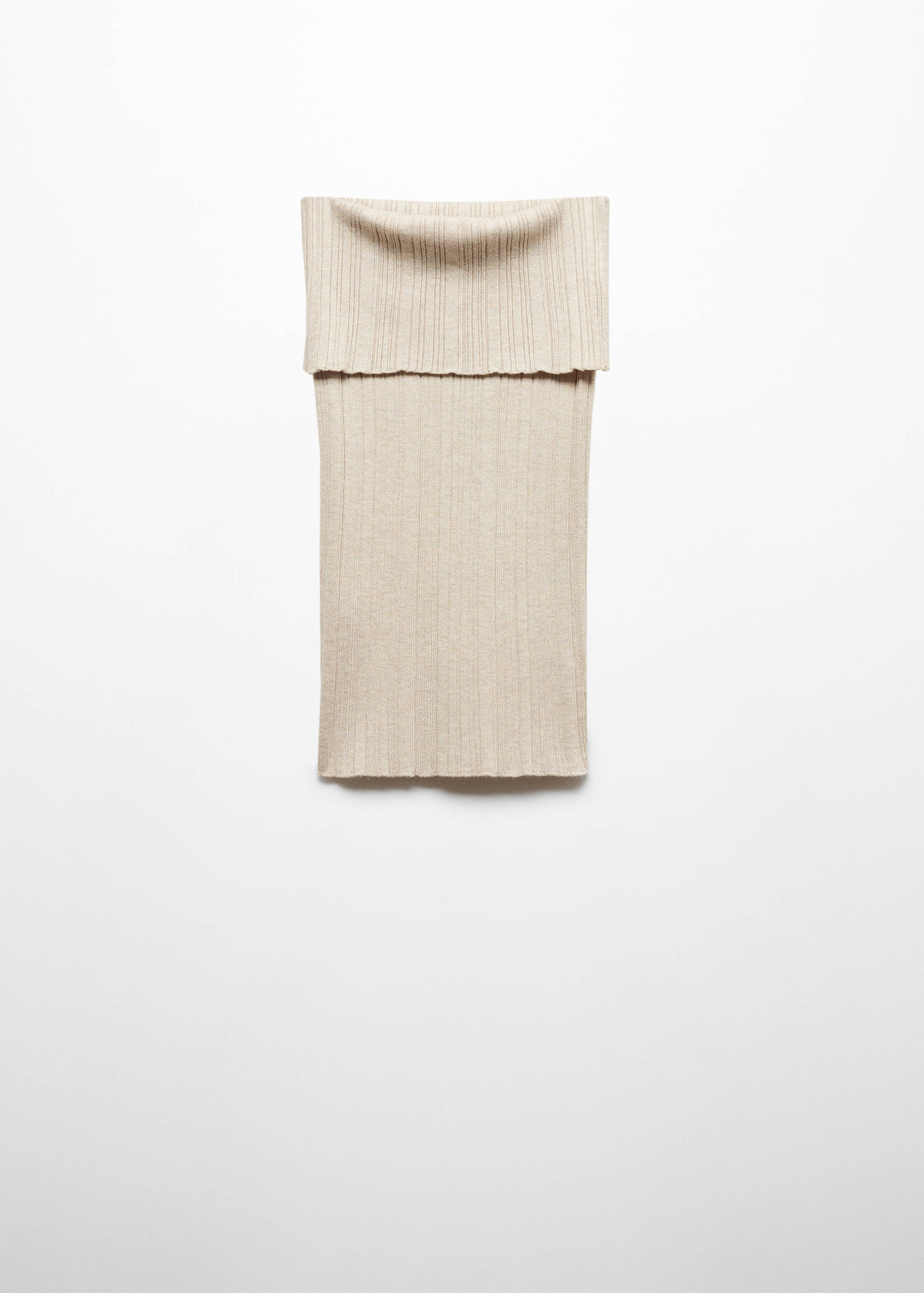 Strapless knitted top - Article without model