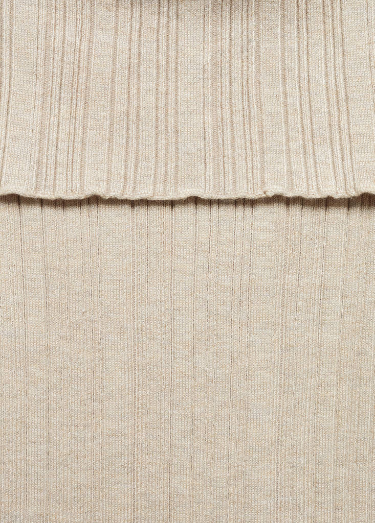 Strapless knitted top — Light/Pastel Grey