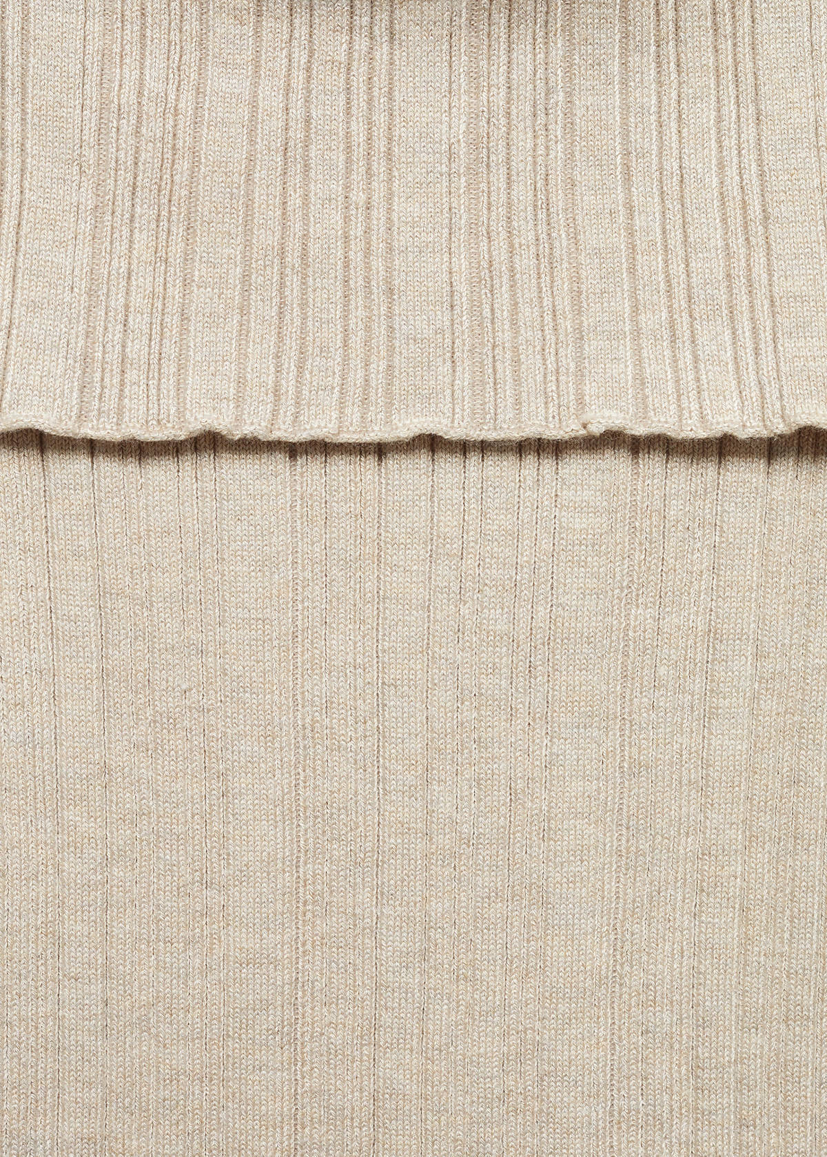 Strapless knitted top — Light/Pastel Grey