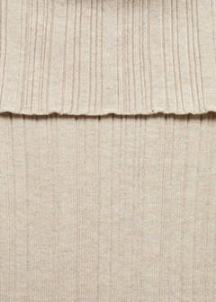 Strapless knitted top — Light/Pastel Grey 7