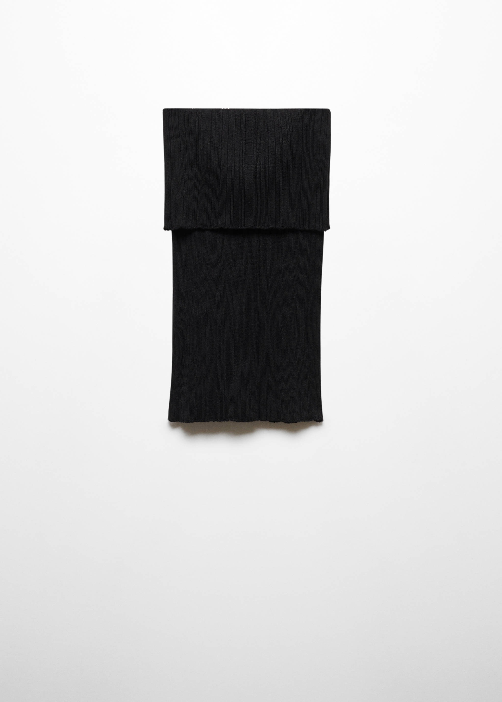 Strapless knitted top - Article without model