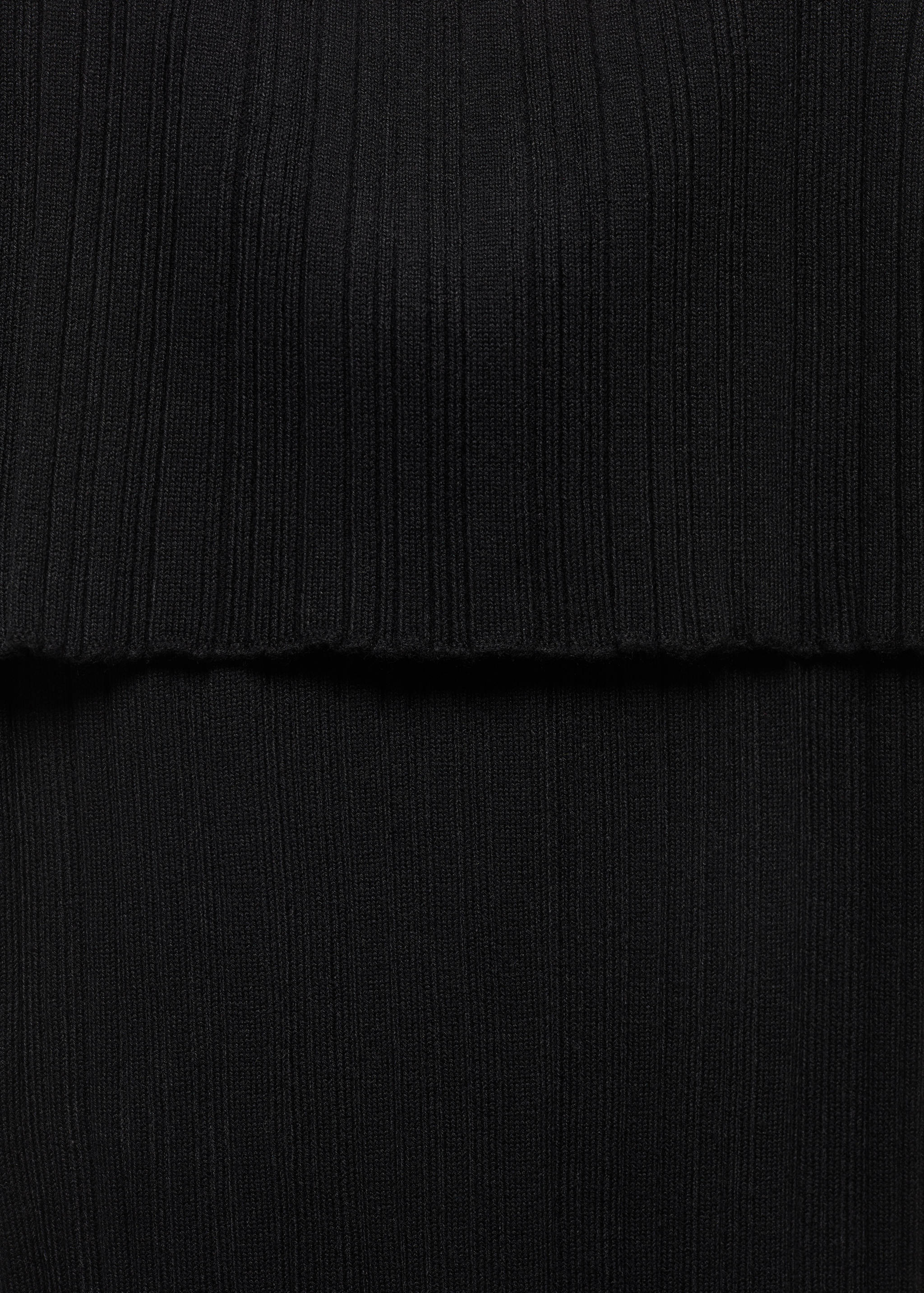 Strapless knitted top - Details of the article 8