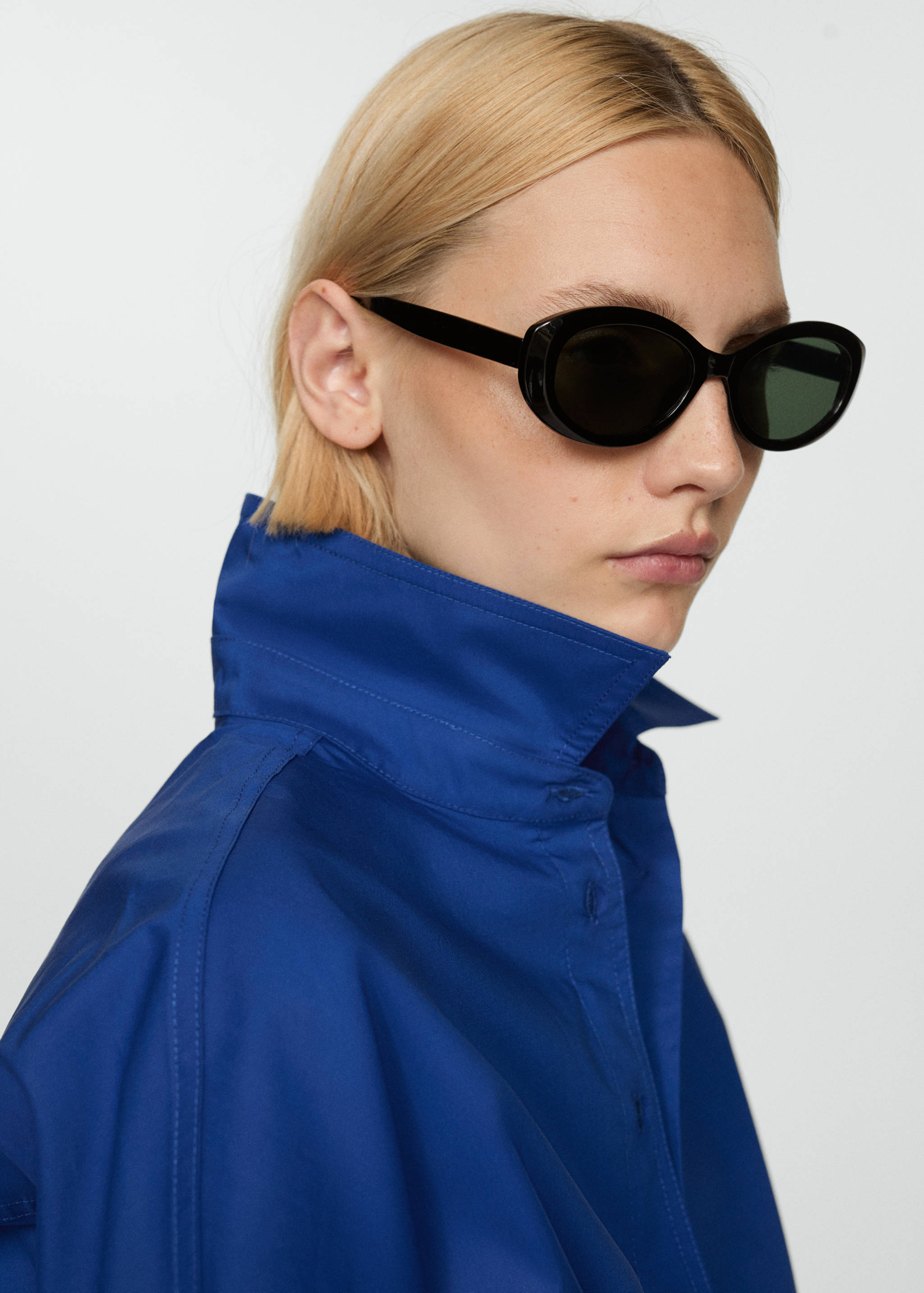 Chemise crop 100 % coton - Détail de l'article 1