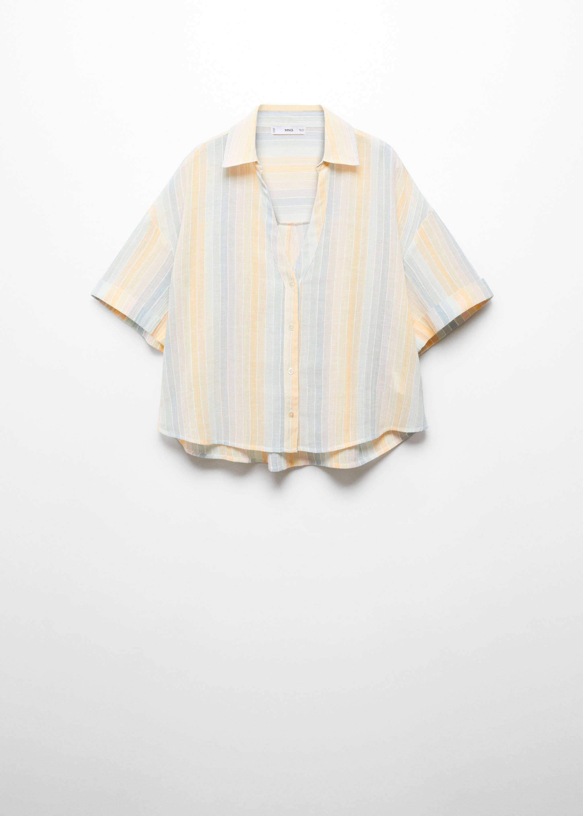 Semi-transparent striped shirt - Article without model