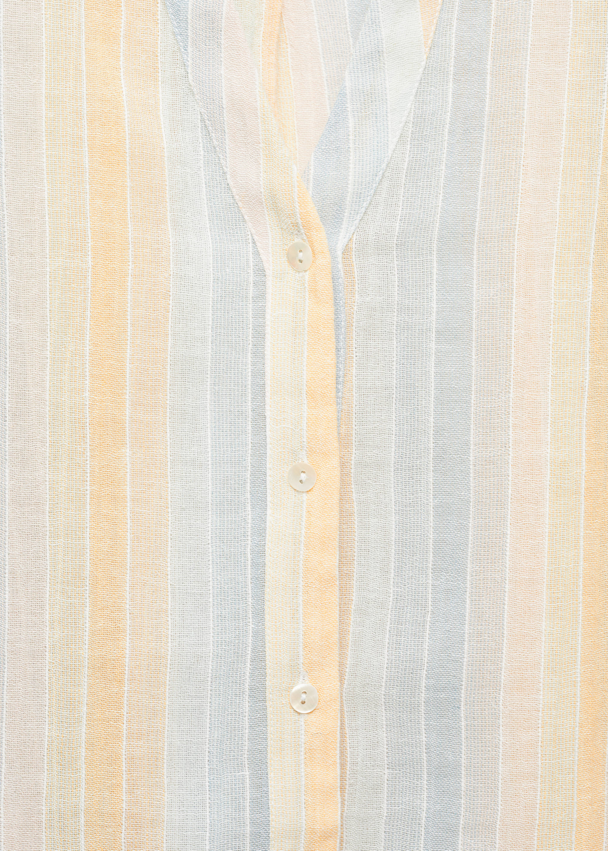 Semi-transparent striped shirt - Details of the article 8