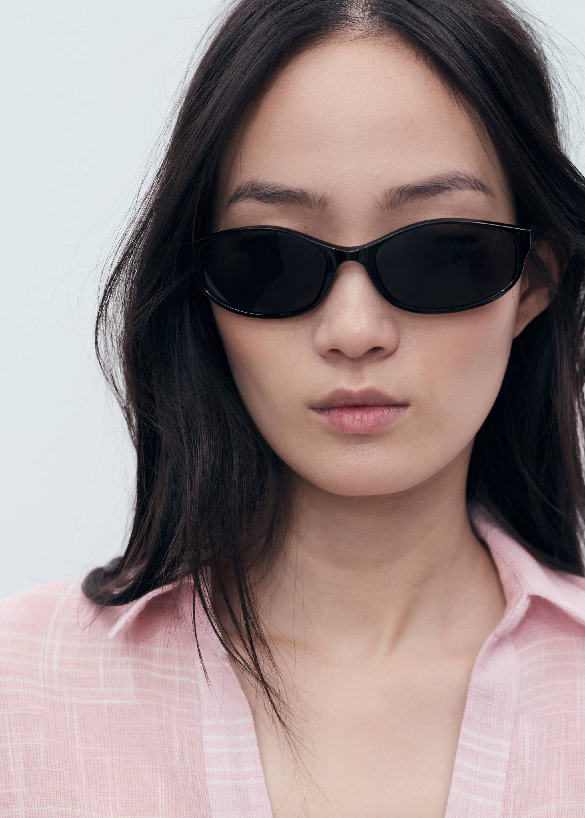 Semi-transparent striped shirt - Details of the article 1