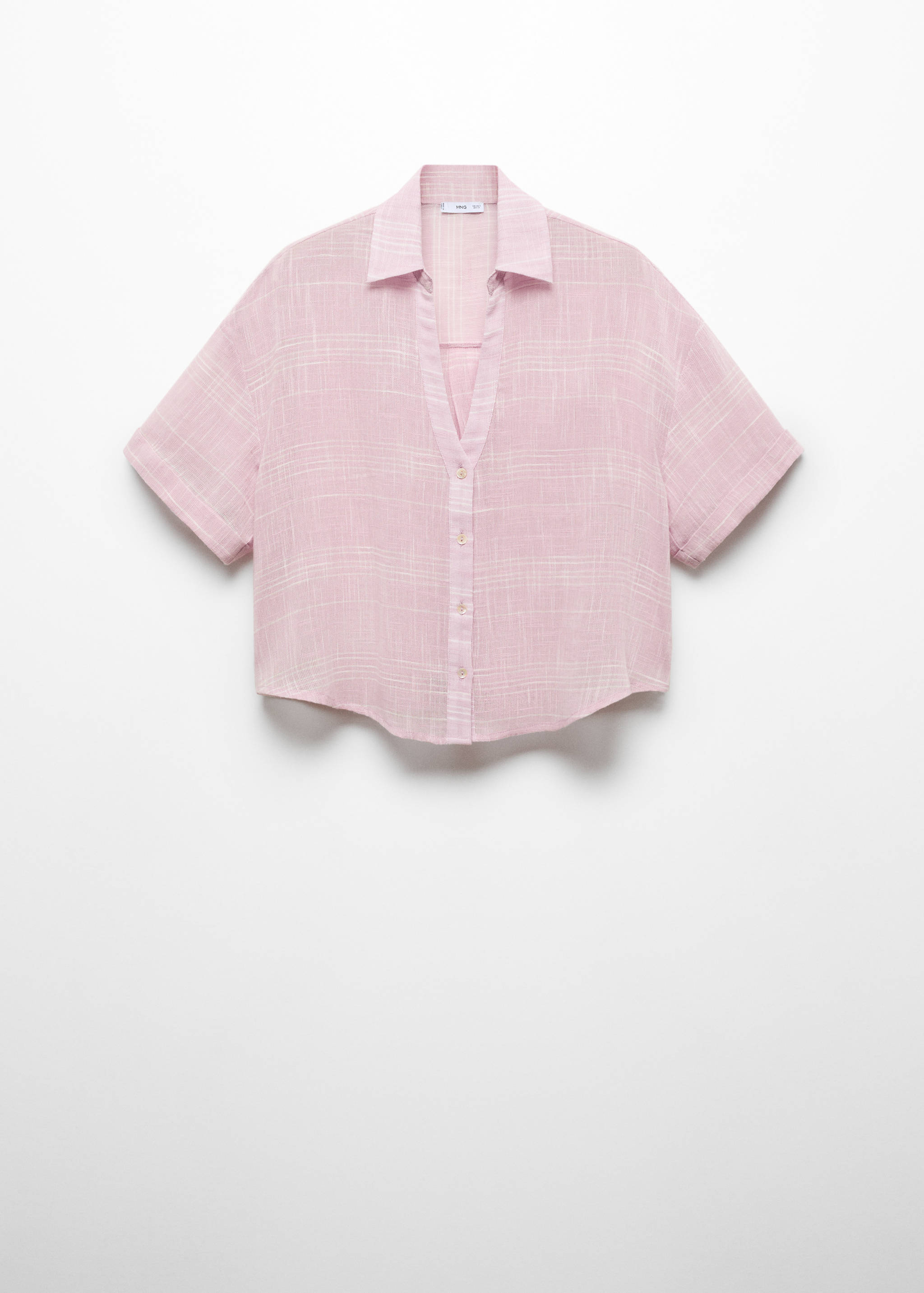 Semi-transparent striped shirt - Article without model