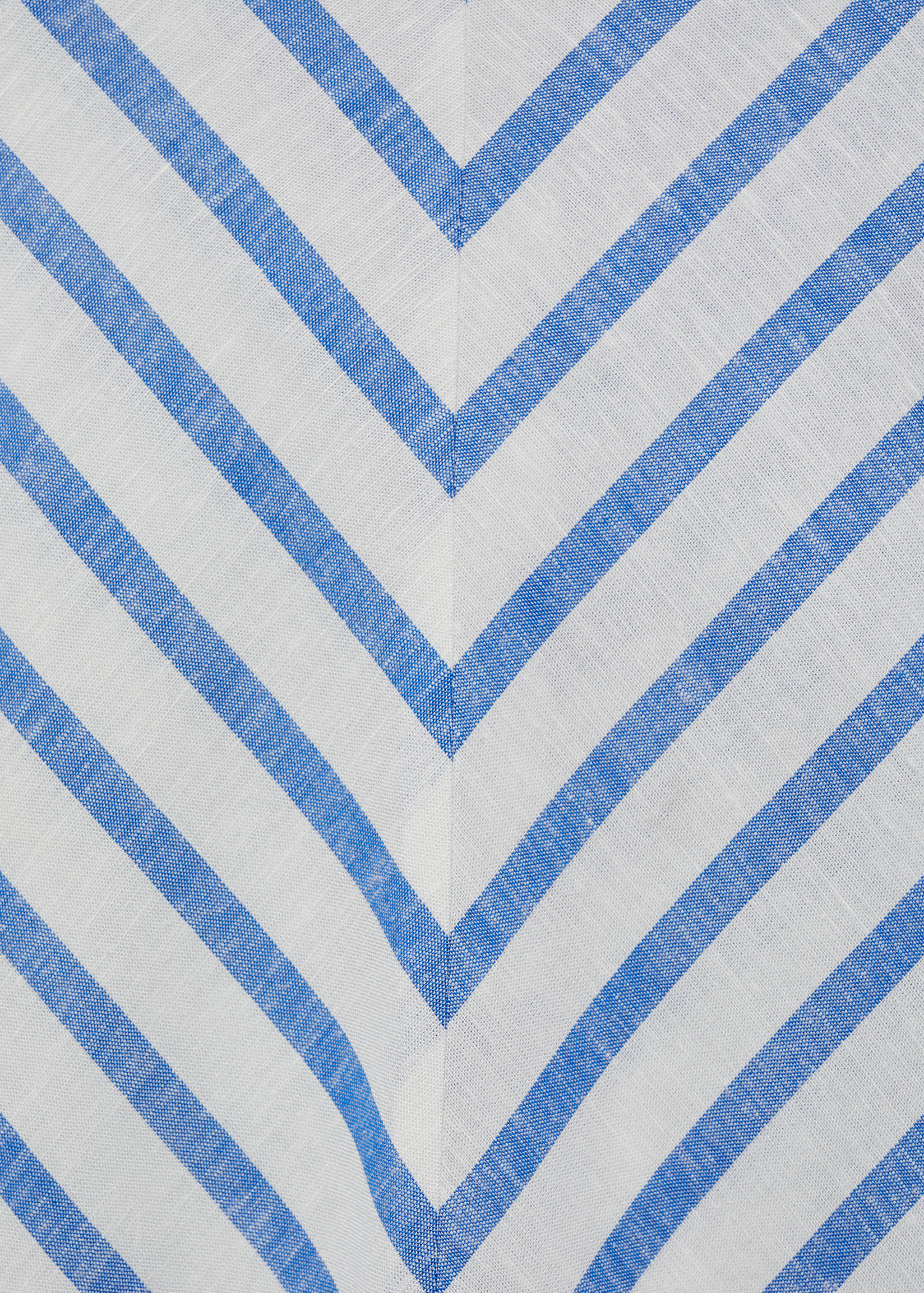 Striped linen-blend skirt - Details of the article 8