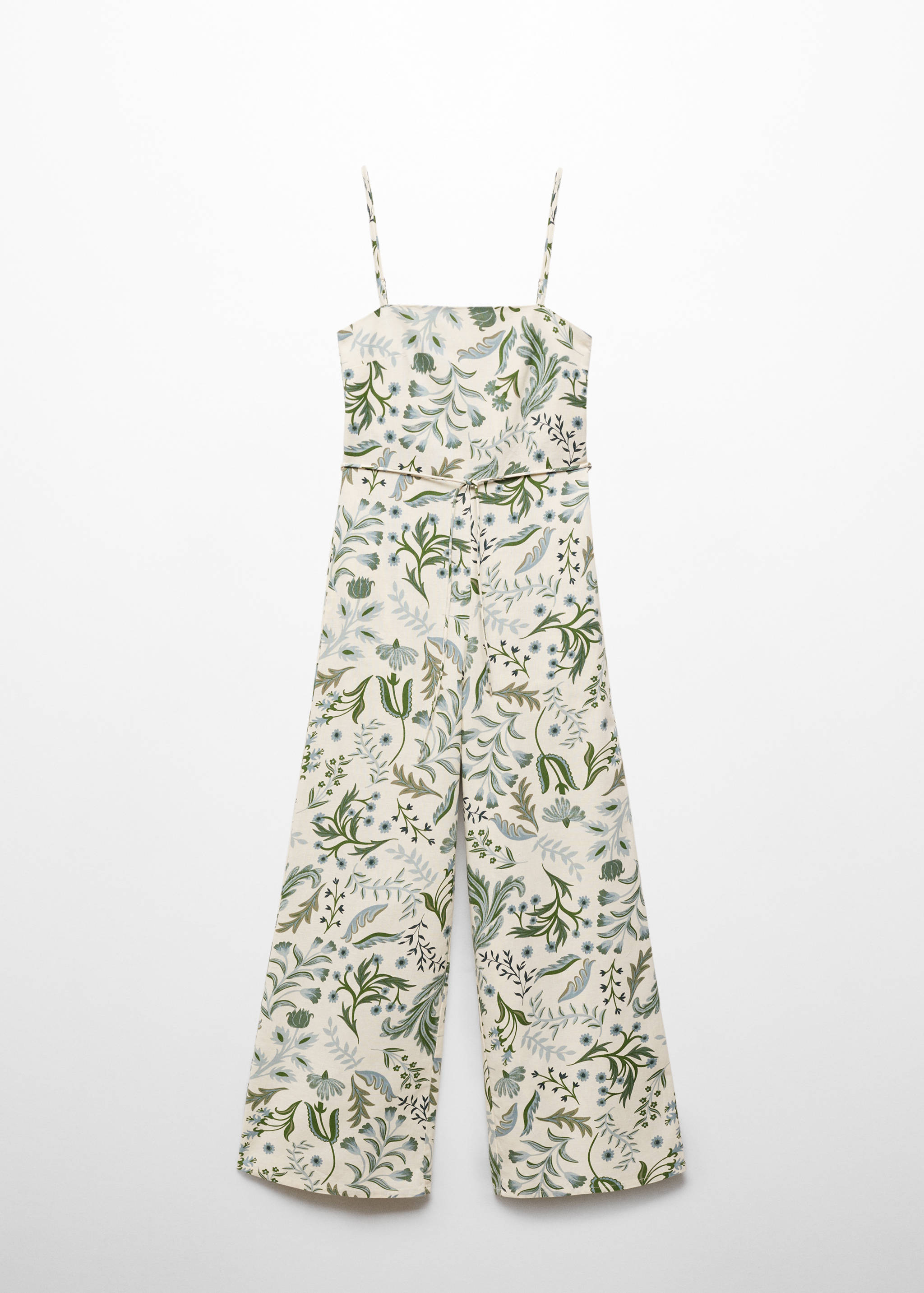 Printed jumpsuit with bow - Article without model