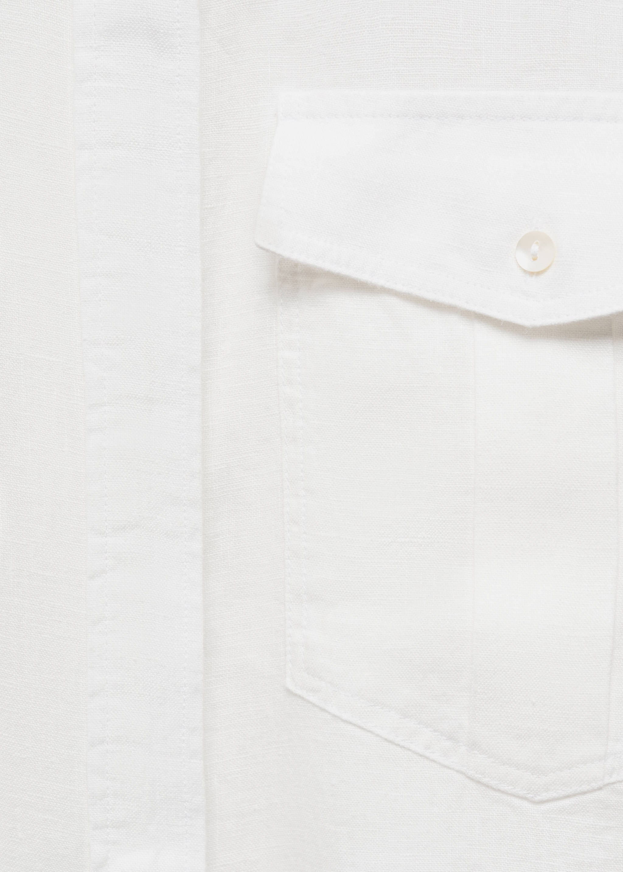 Pocket linen shirt - Details of the article 8