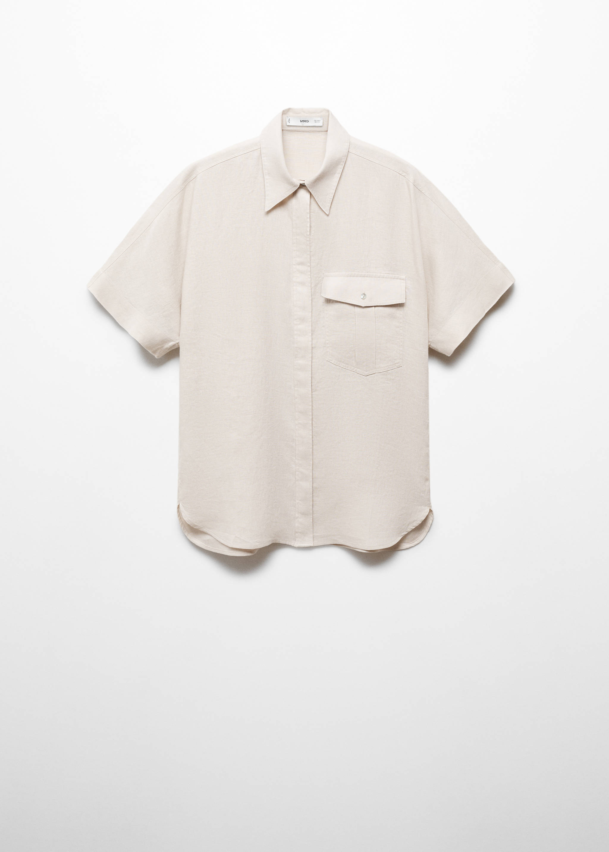 Pocket linen shirt - Article without model