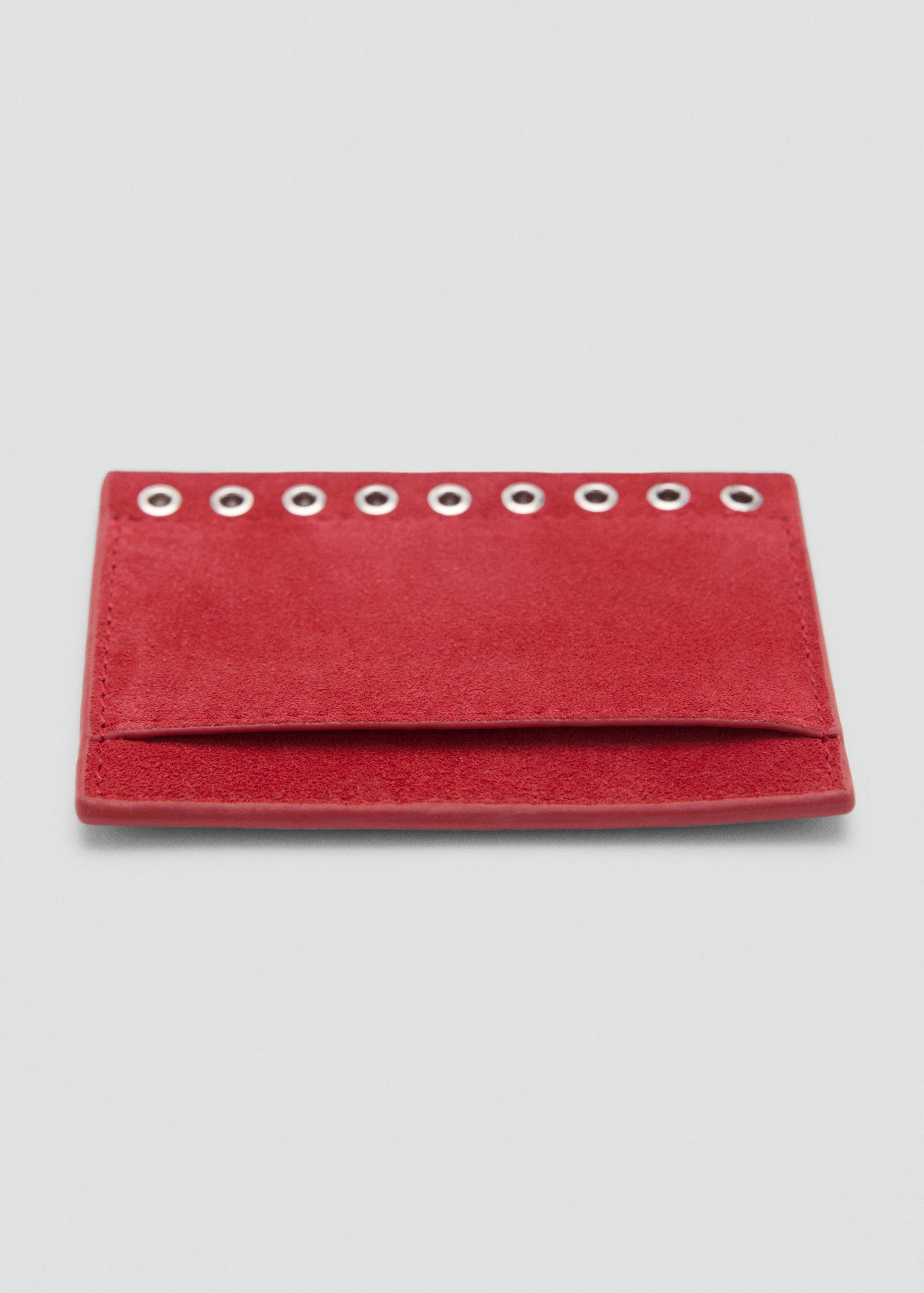 Suede die-cut card holder - Details of the article 1