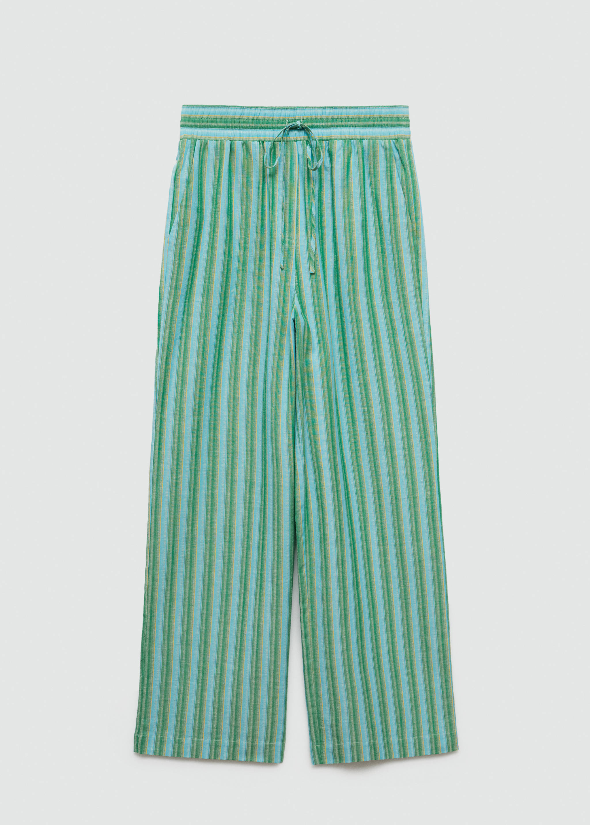 Straight striped trousers - Article without model