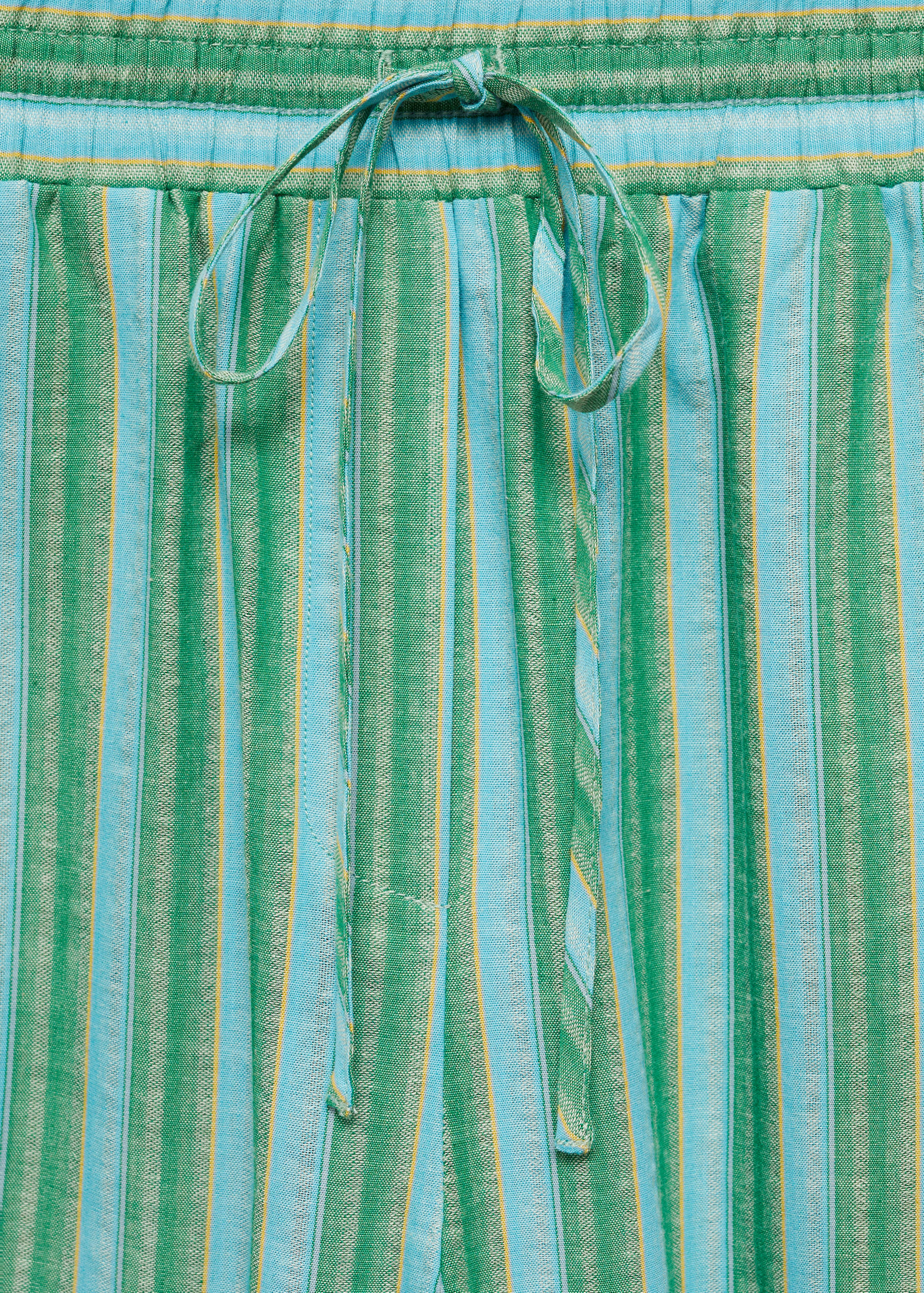 Straight striped trousers - Details of the article 8