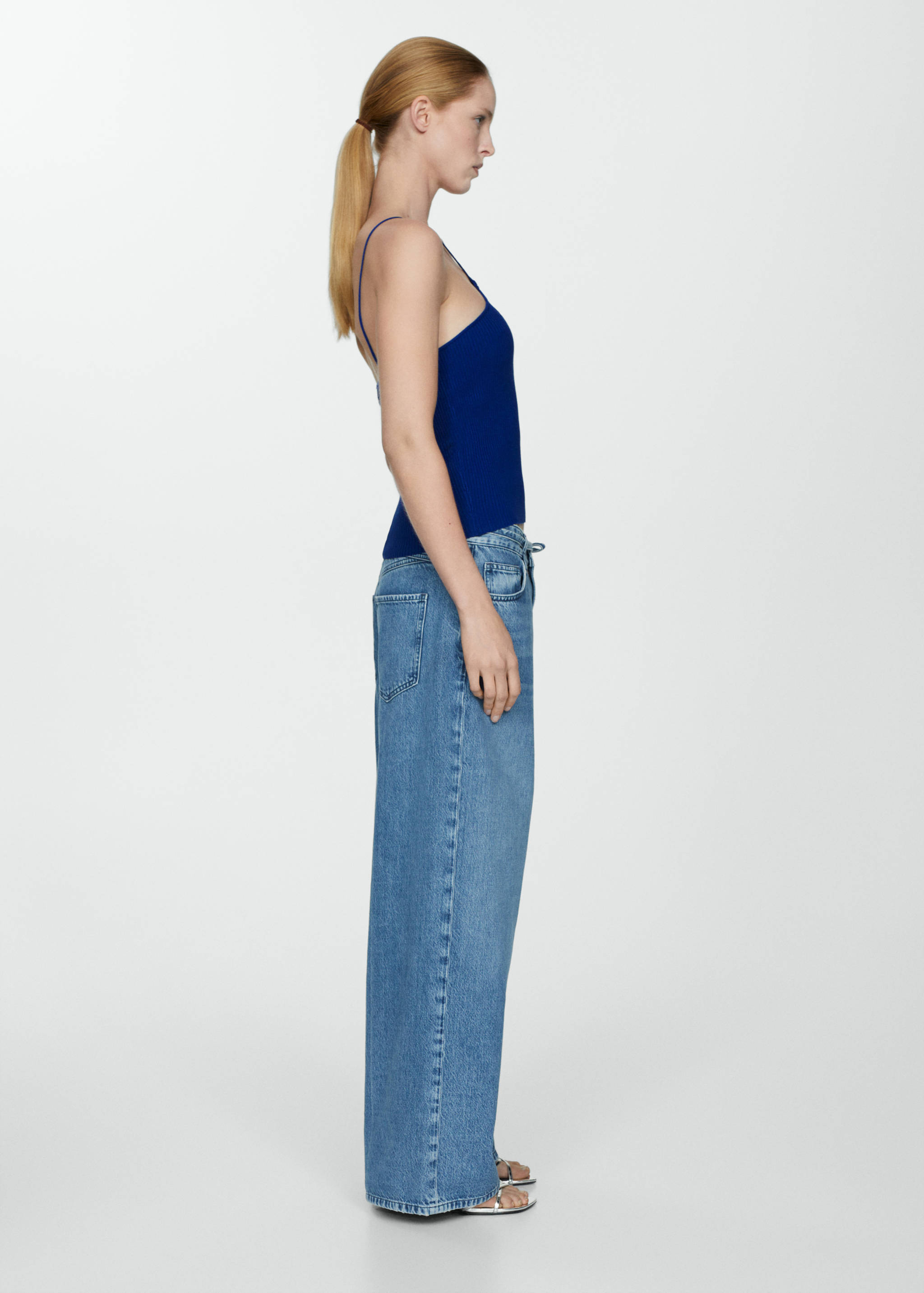 Трикотажный топ с люрексом - Деталь изделия 6