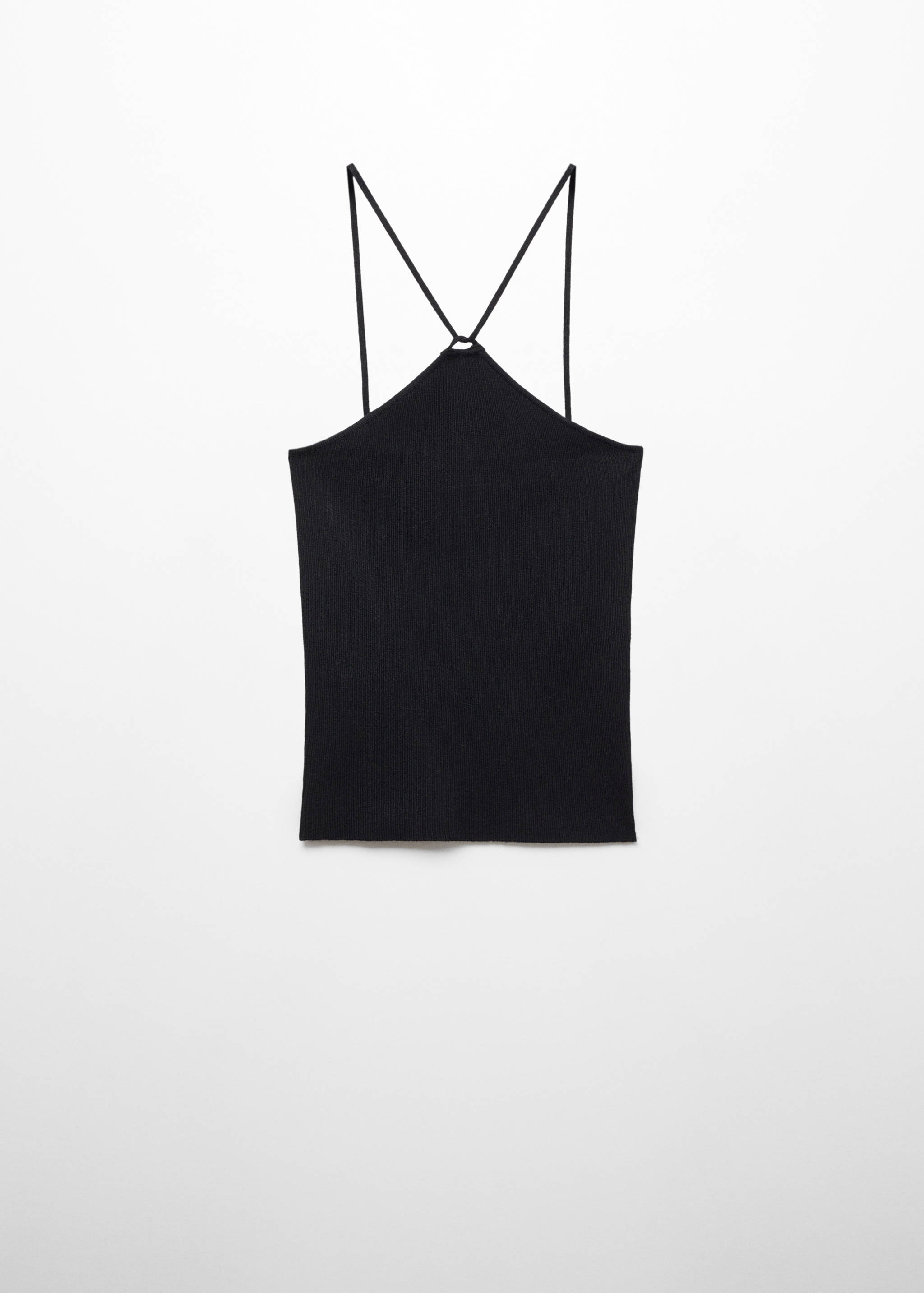 Top z dzianiny z metaliczną nitką - Artykuł bez modela/modelki