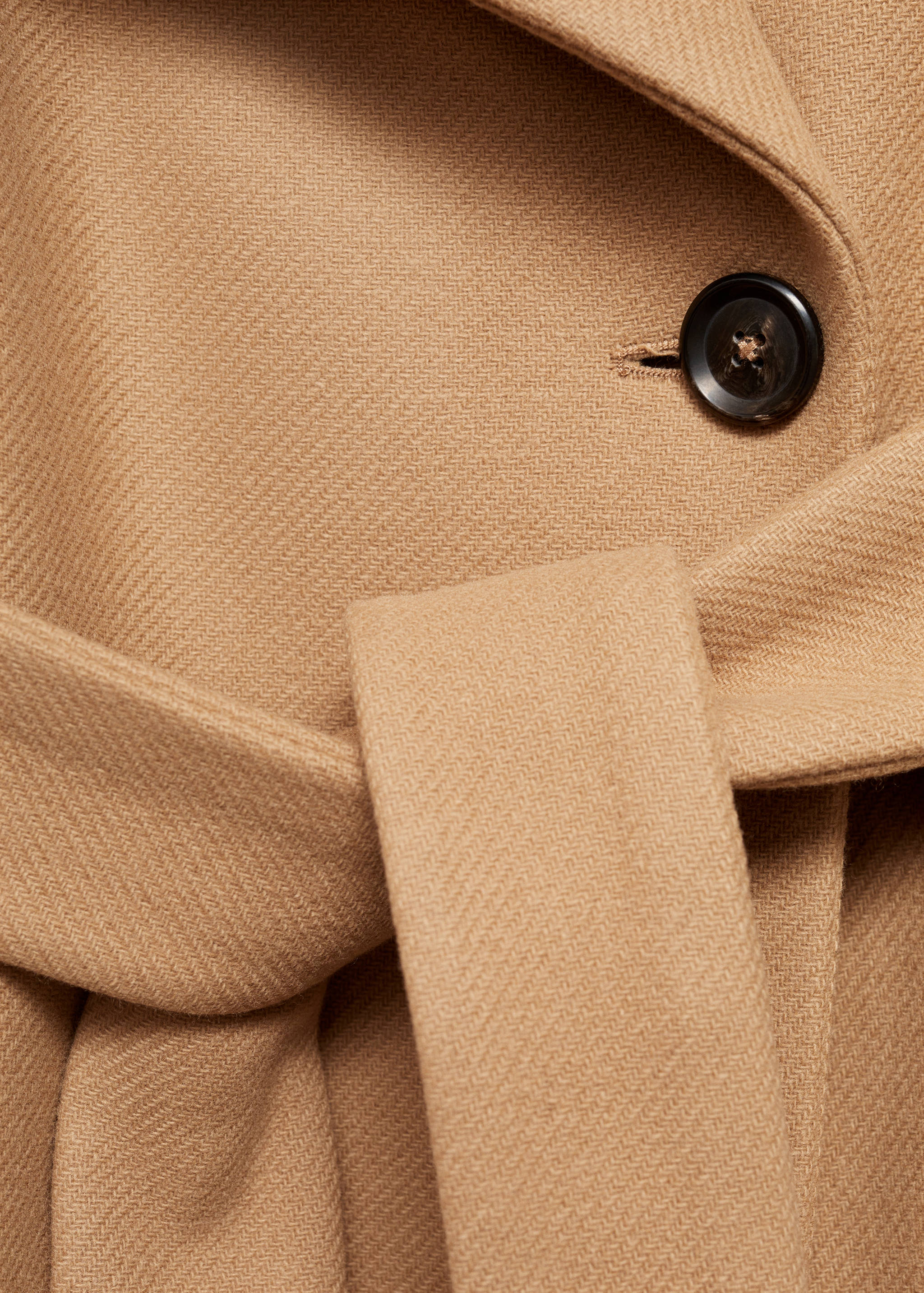 Manteco wool coat with belt - Details of the article 8