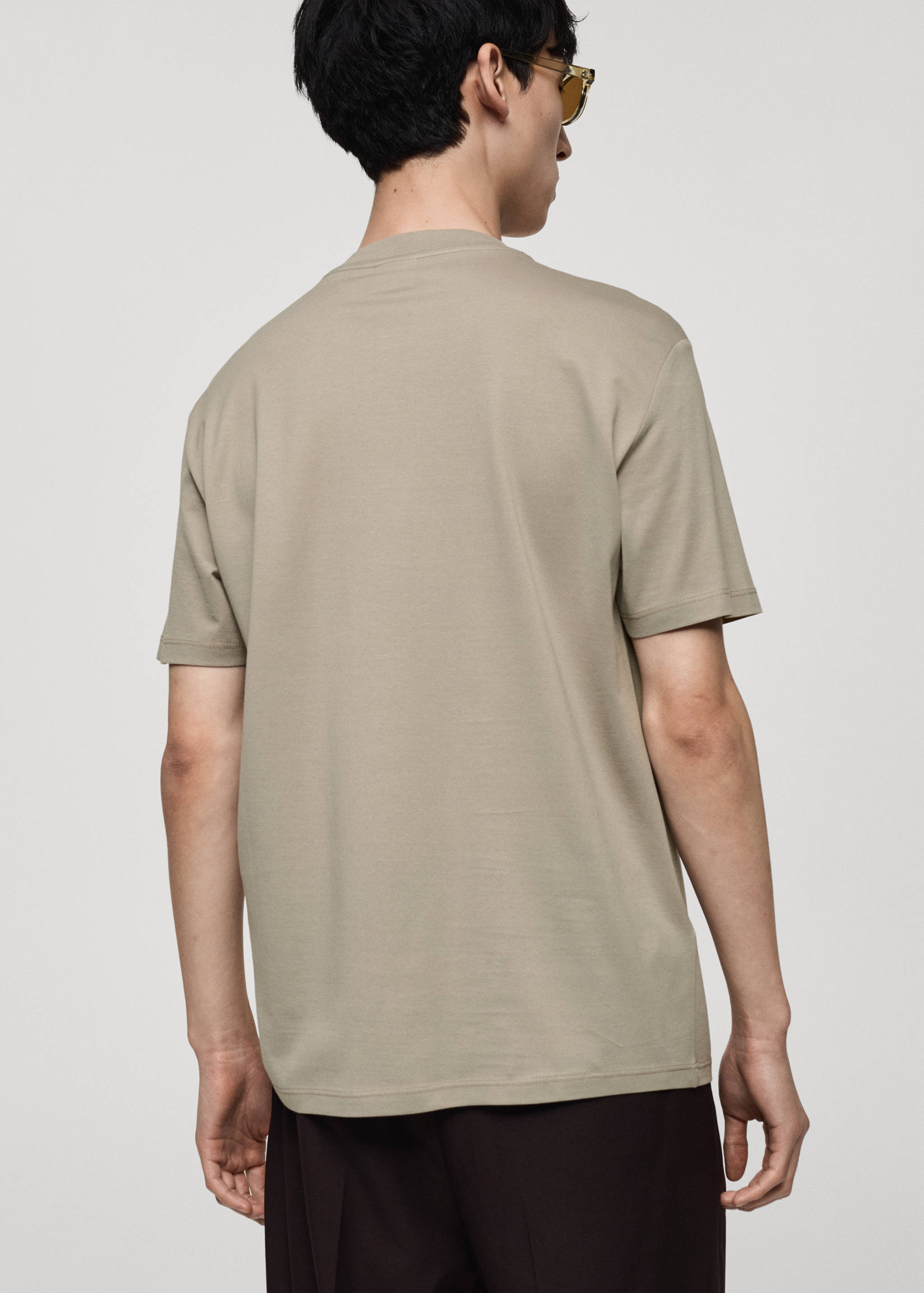 100% cotton T-shirt regular fit - Reverse of the article