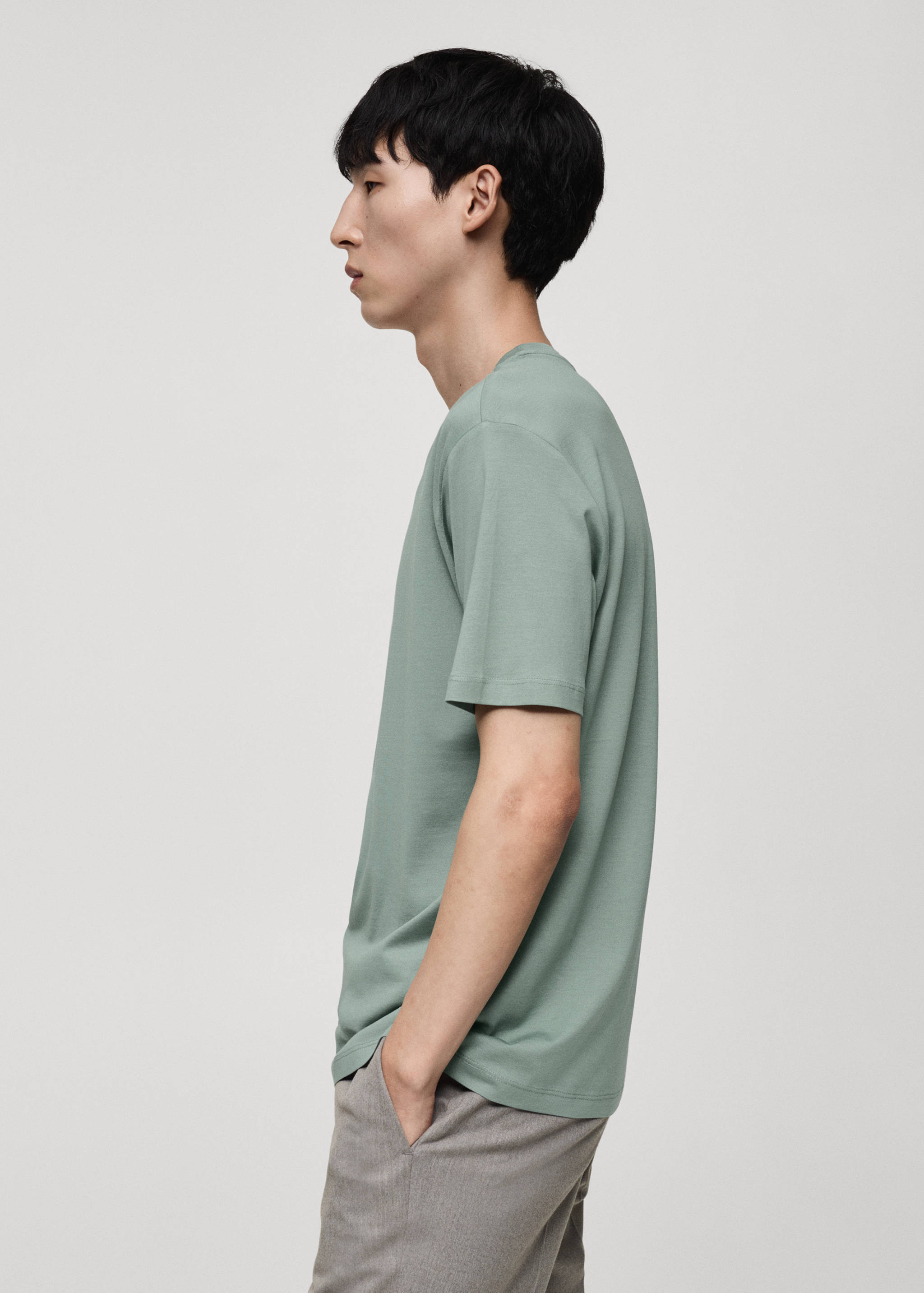 100% cotton T-shirt regular fit - Details of the article 2