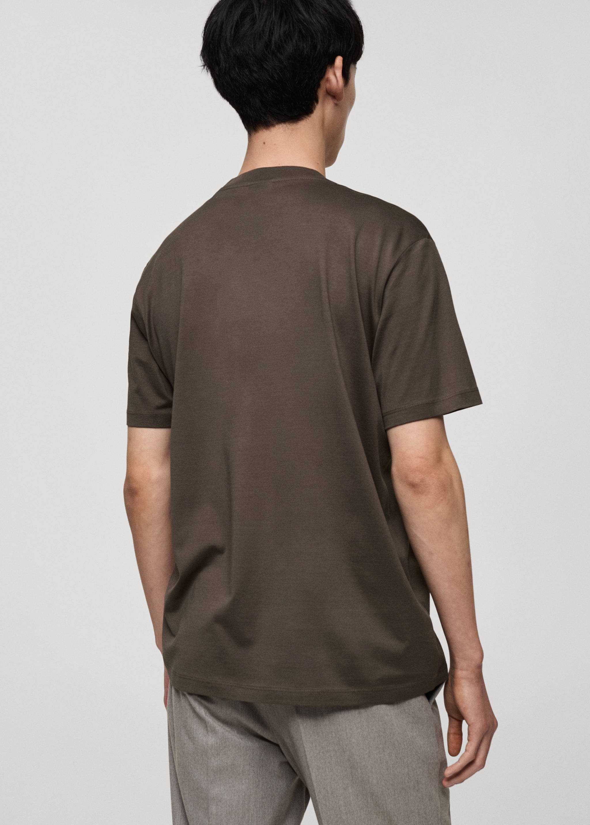 100% cotton T-shirt regular fit - Reverse of the article
