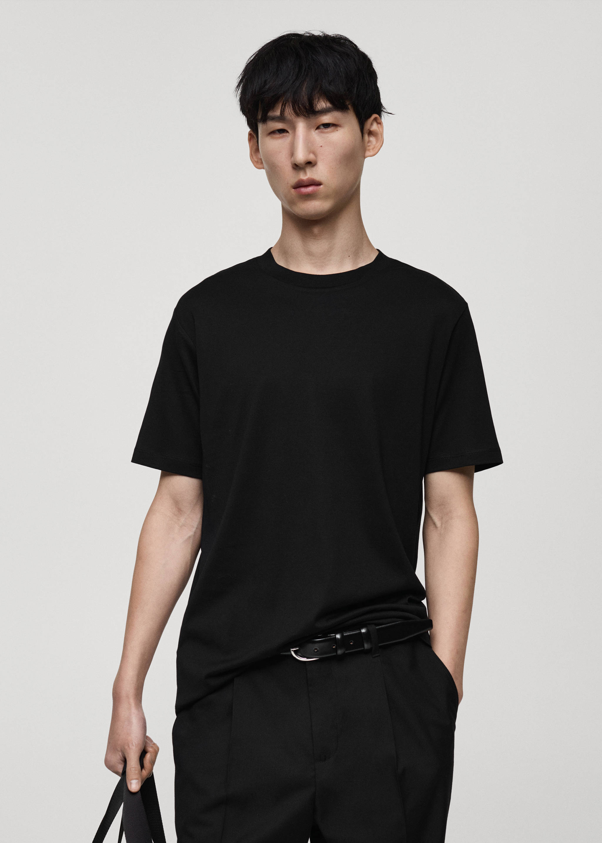 100% cotton T-shirt regular fit - Medium plane