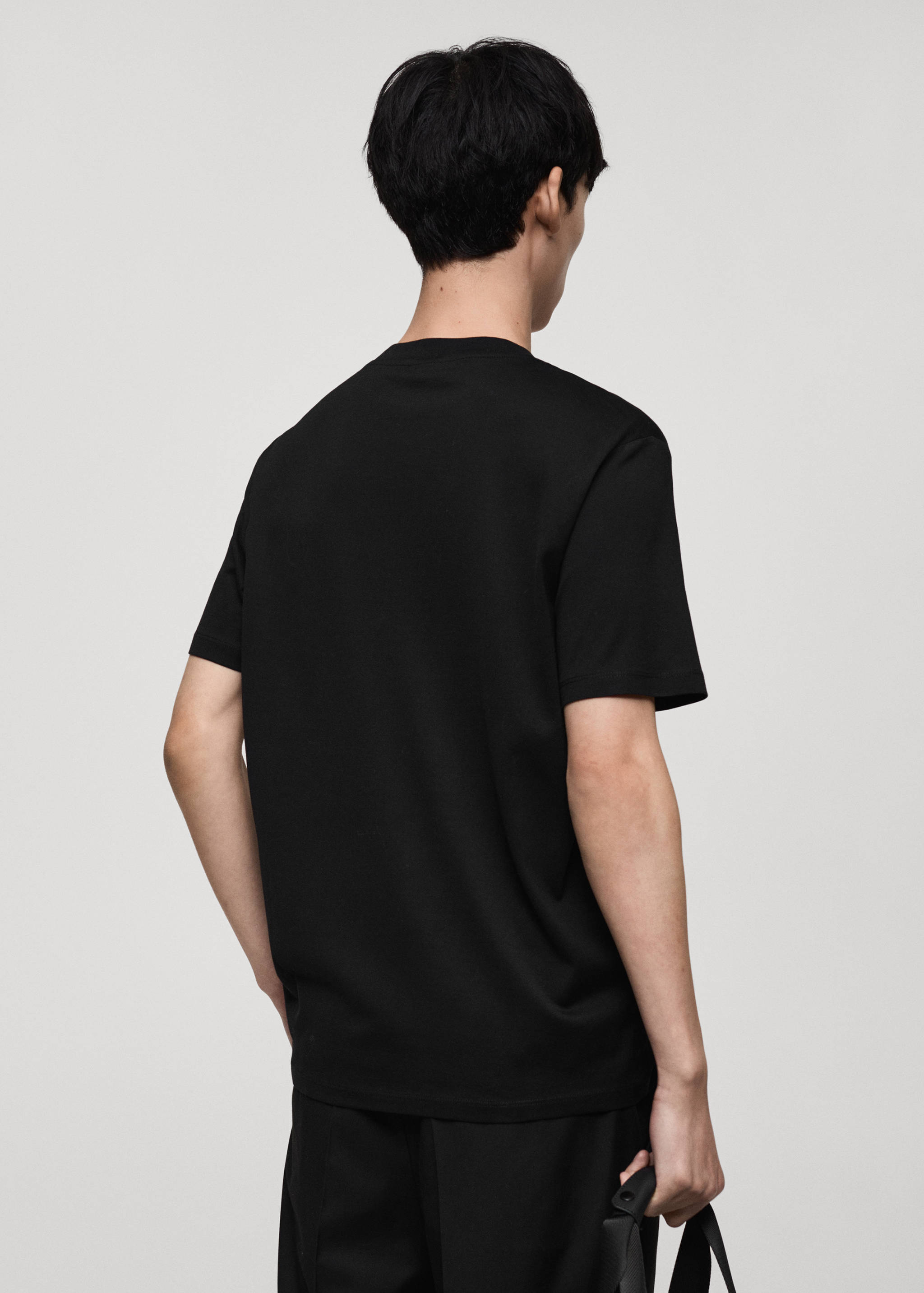 100% cotton T-shirt regular fit - Reverse of the article