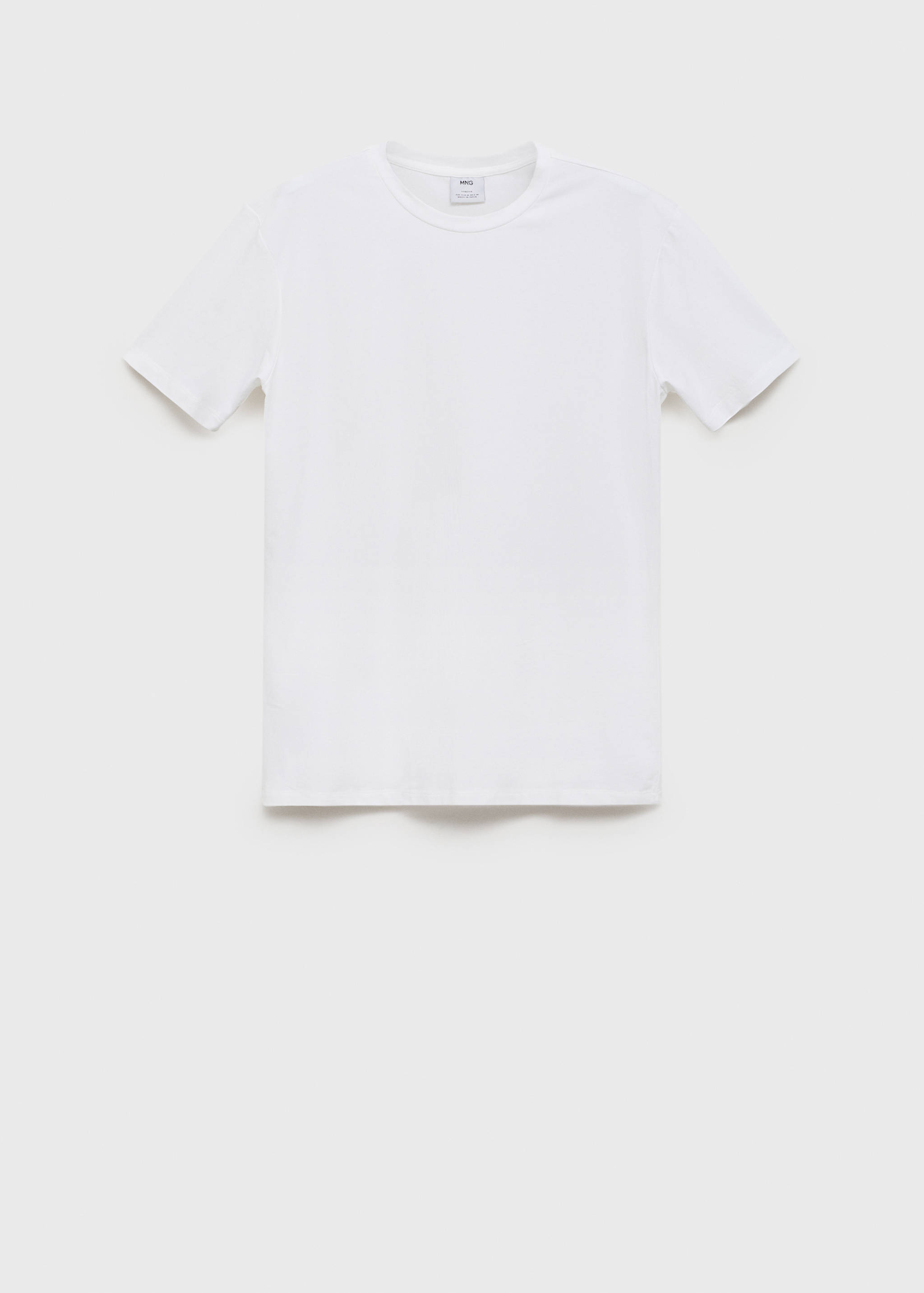 Stretch cotton T-shirt - Article without model