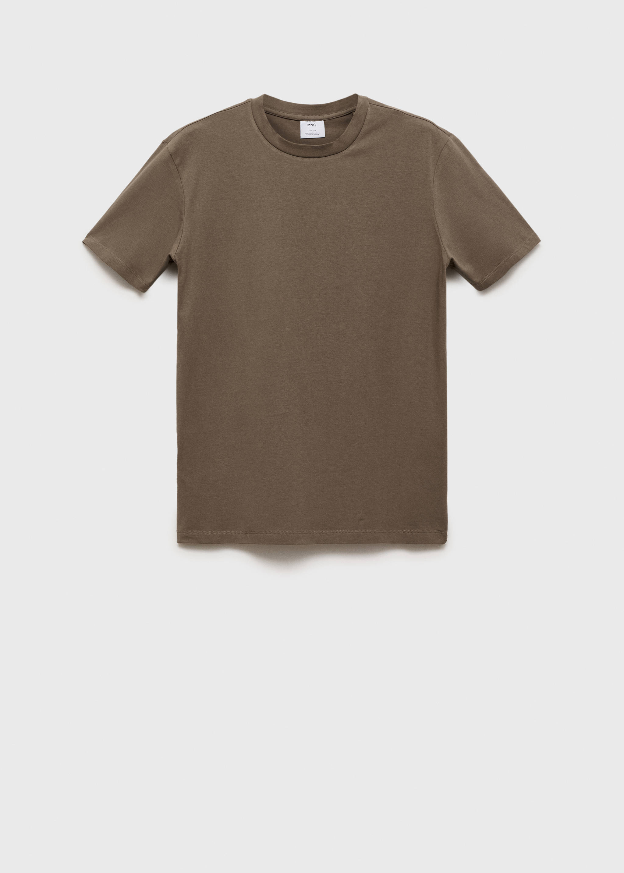 Stretch cotton T-shirt - Article without model