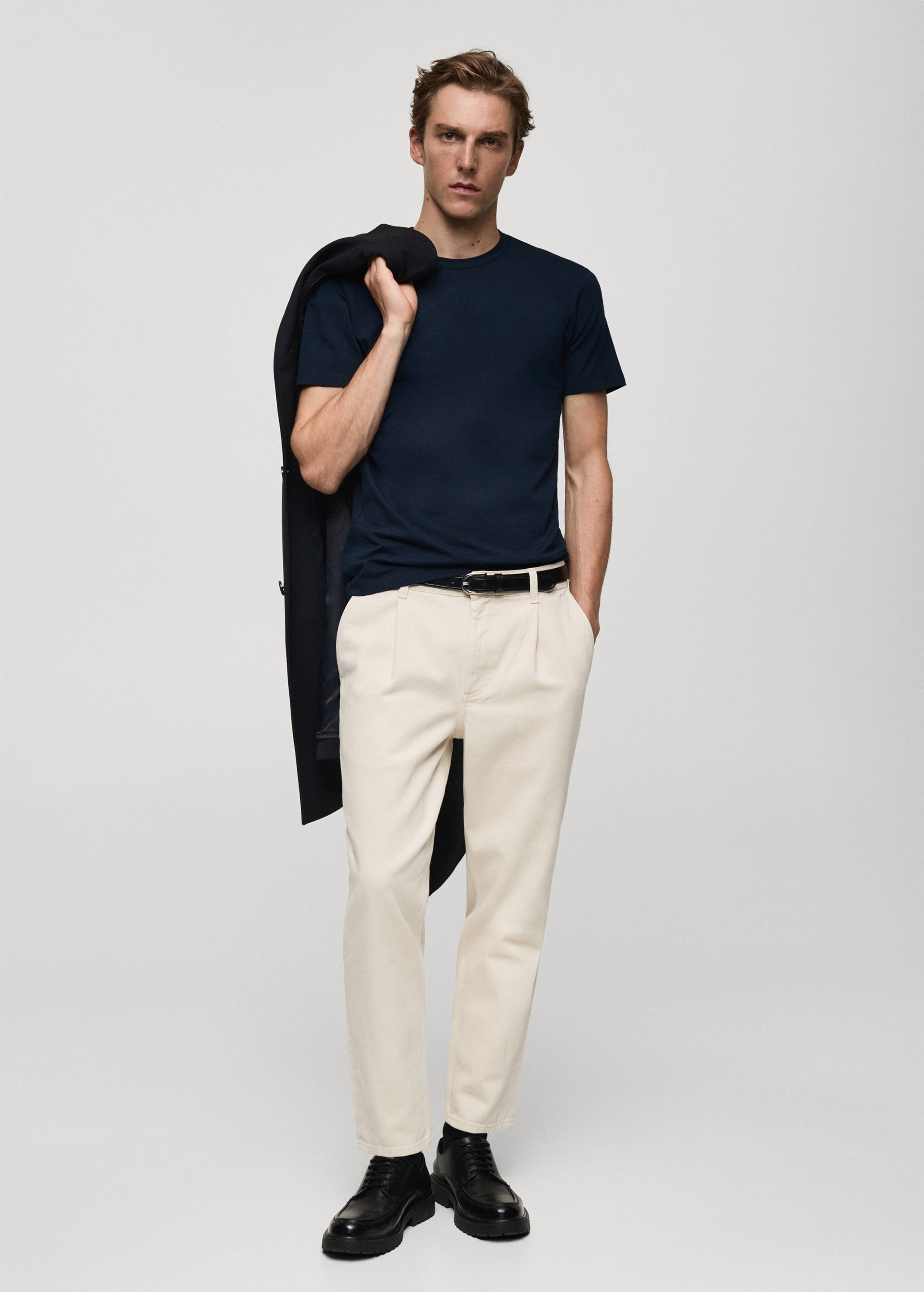 T-shirt coton stretch - Plan général