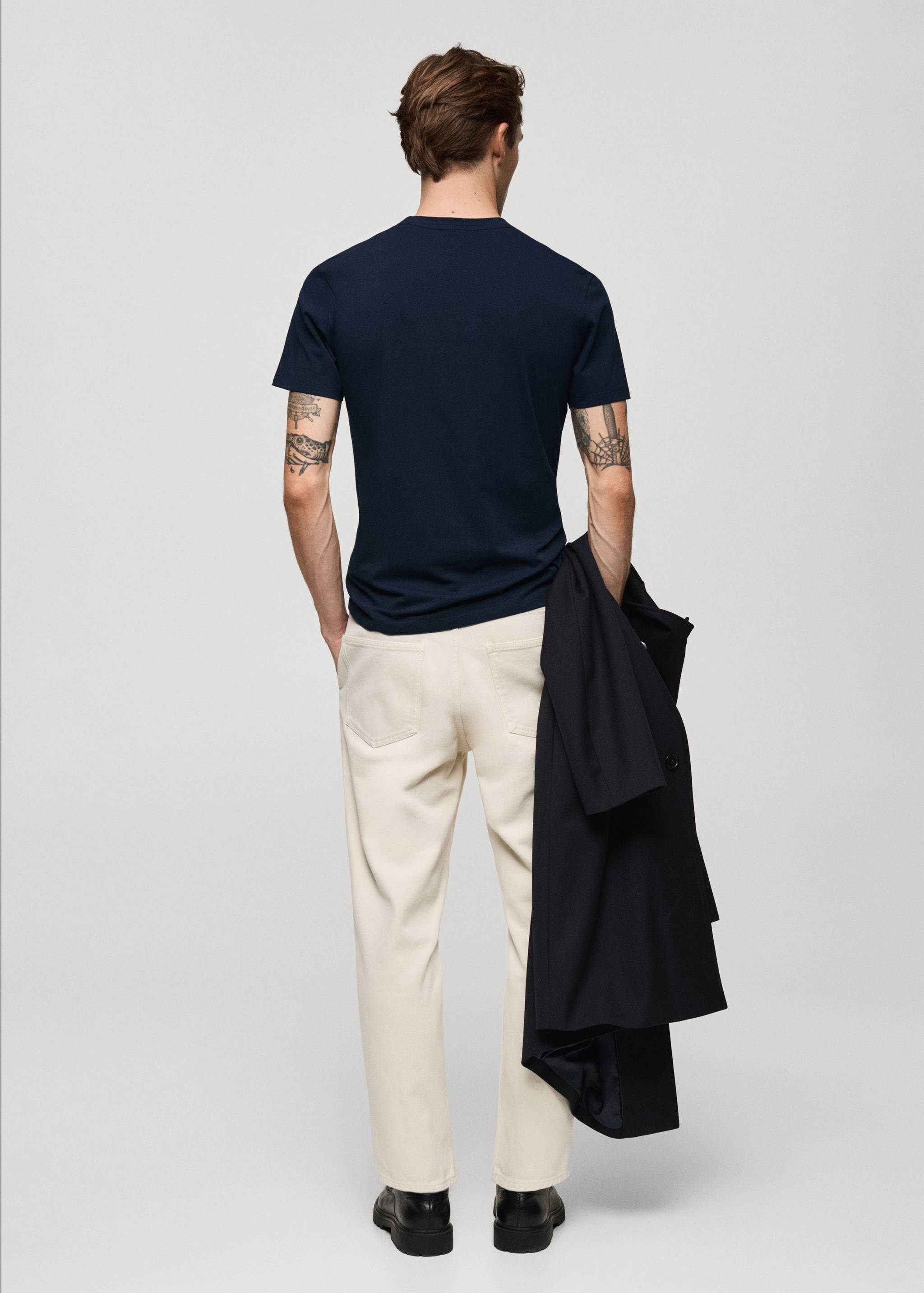 T-shirt coton stretch - Verso de l’article