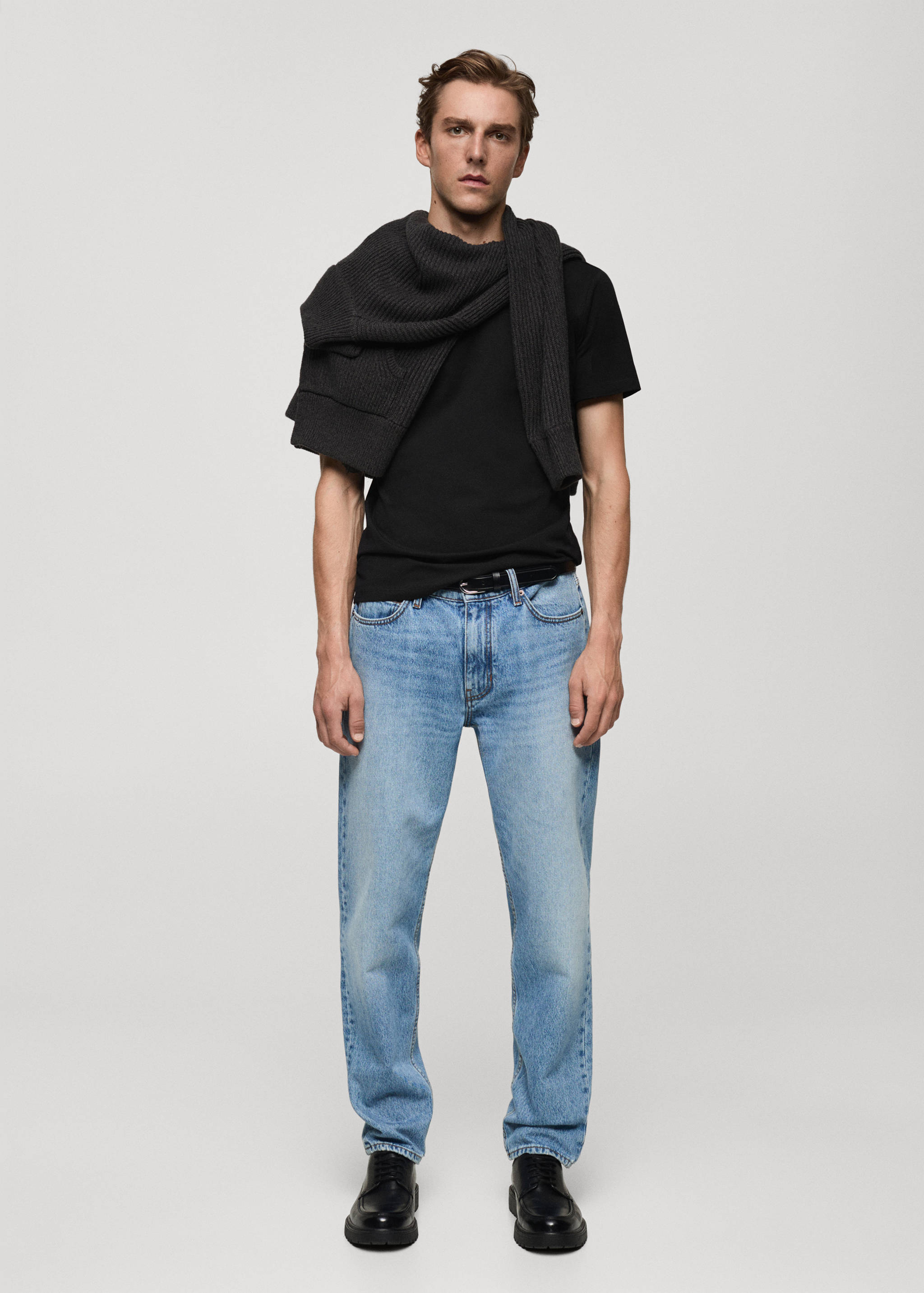 T-shirt coton stretch - Plan général