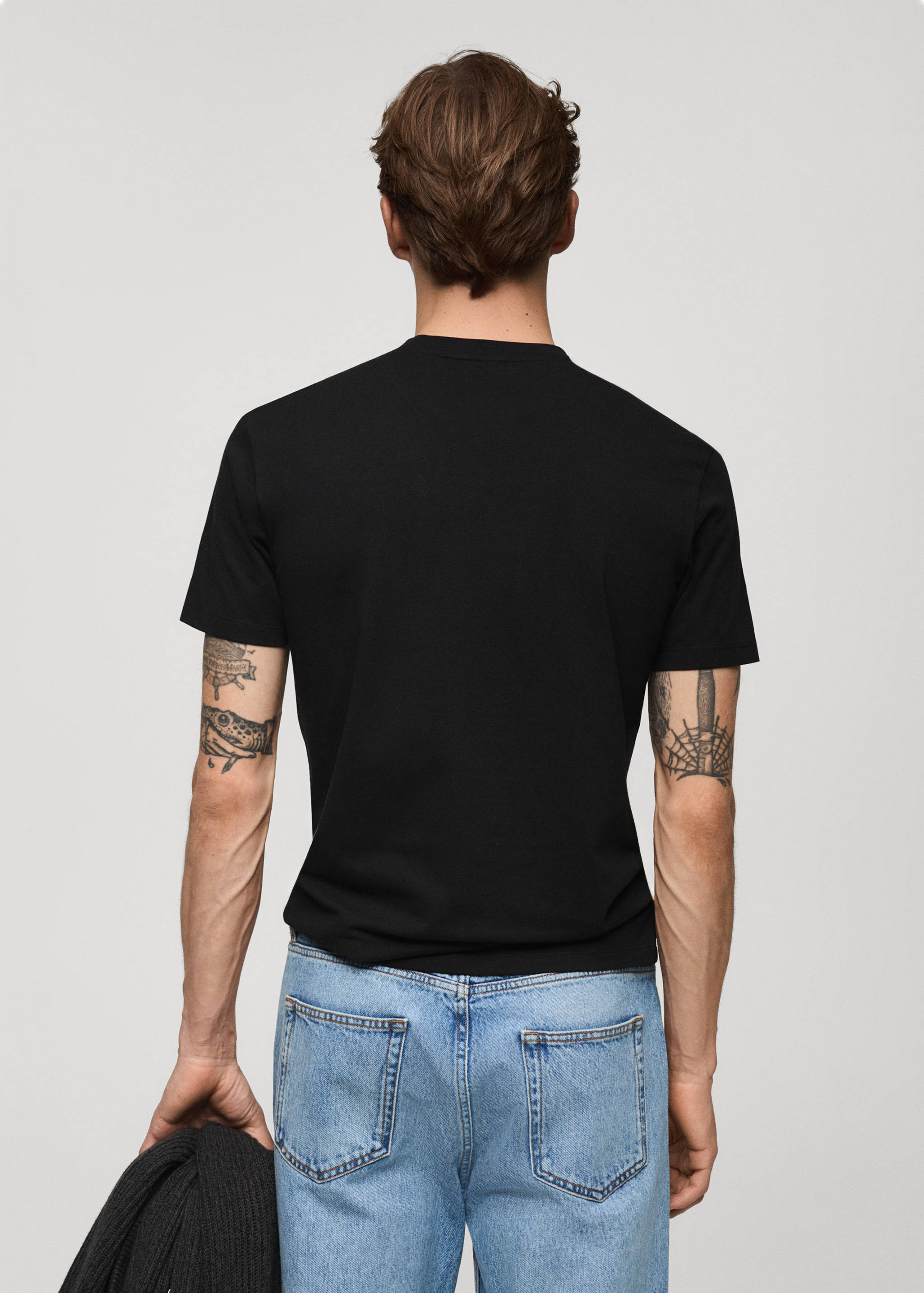 T-shirt coton stretch - Verso de l’article