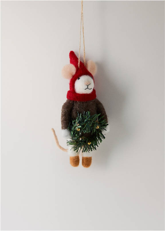 Christmas tree ornaments.