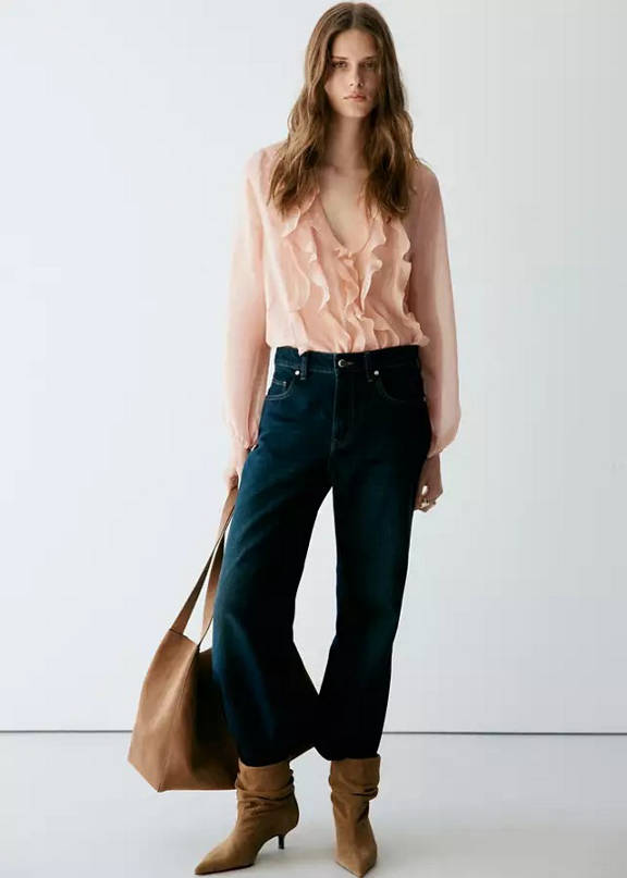 A combination of brown and pink.