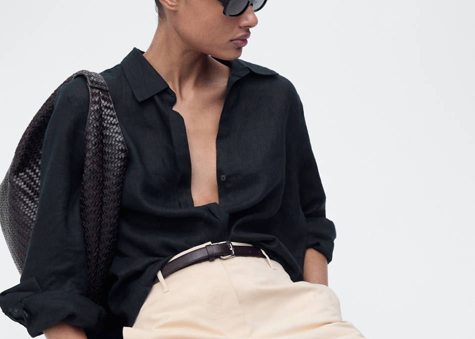 Outfit for summer travel with a long skirt and top.