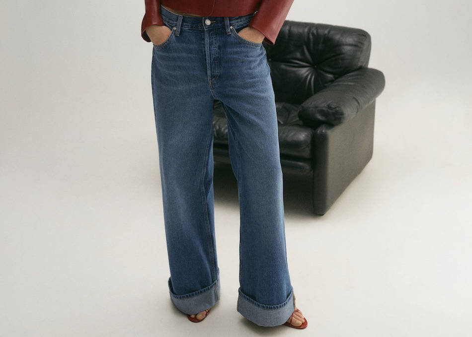 Woman wearing a denim outfit with a denim jacket