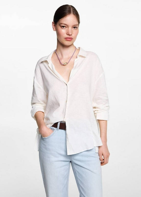 How to build a capsule wardrobe with white shirts.