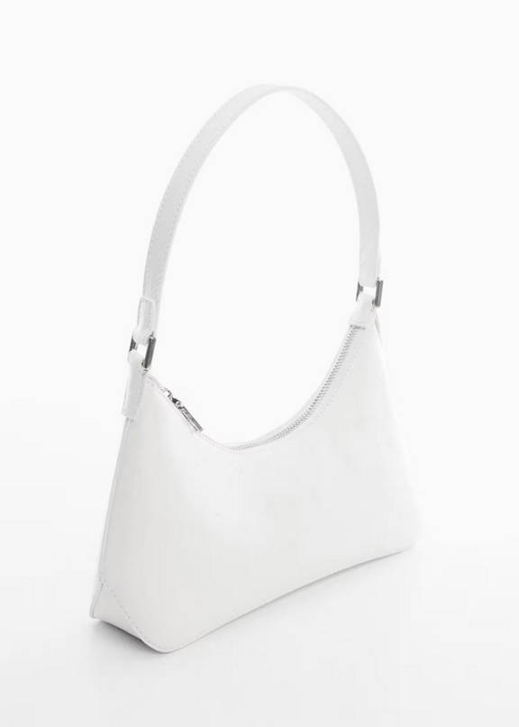 A white bag in minimalist style