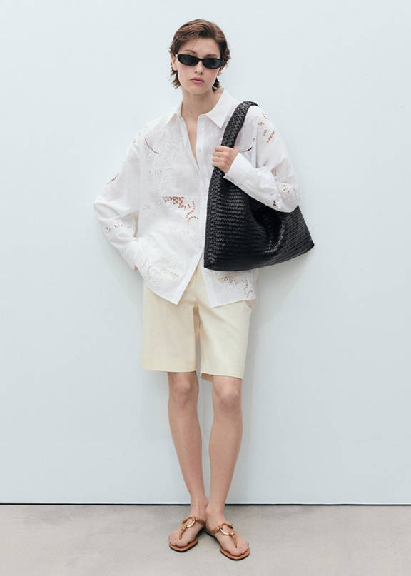 Look with white shirt.