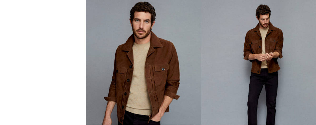 men wearing brown jacket