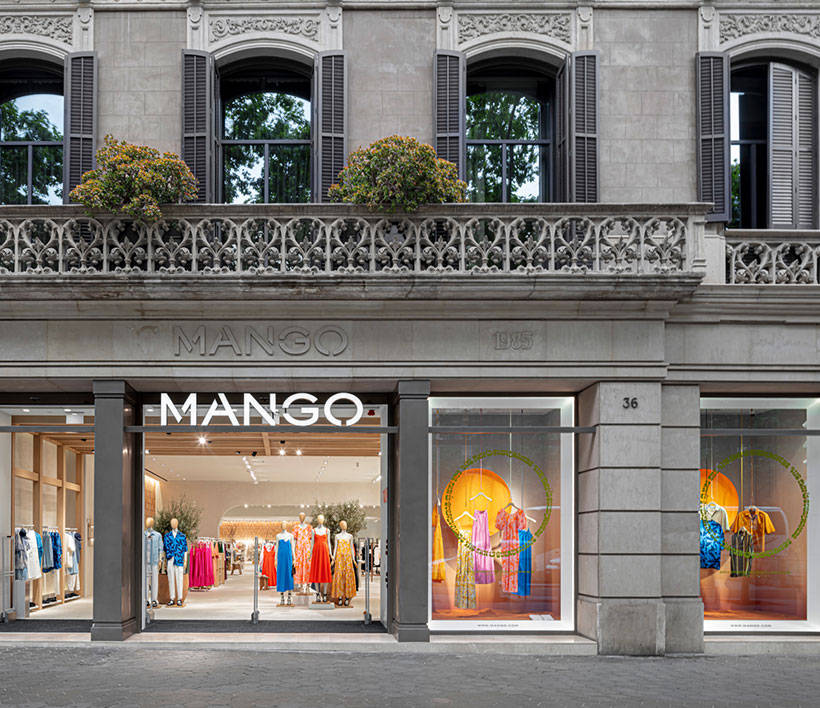 Mango store facade